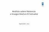 Análisis sobre Violencia e Inseguridad en El Salvadorminedupedia.mined.gob.sv/lib/exe/fetch.php?media=files:... · 2019. 6. 28. · 01 de enero al 30 de junio 2013 - 2014 220 57