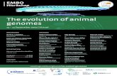 The evolution of animal genomes...Biomedicina “López-Neyra”, ES Elly Tanaka Institute of Molecular Pathology, AT Erez Lieberman Aiden Baylor College of Medicine, US Heather Marlow