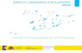 ÁREAS URBANAS EN ESPAÑAatlasau.mitma.gob.es/documentos/listado_2020.pdfNº de municipios Superficie 2019 (km²) Población 2019 Densidad 2019 (Hab./km²) % Población (1) Rubí 32,2