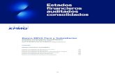 Estados financieros auditados consolidados...134 135 Banco BBVA Perú y Subsidiarias Estado Consolidado de Cambios en el Patrimonio Por los años terminados el 31 de diciembre de 2019