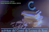 Lletres, roses i música - Centre de Lecturacentrelectura.cat/cdlweb/wp-content/uploads/2014/03/... · 2014. 4. 15. · 2014. TROBADA DE TRADUCTORS AL CATALÀ: TEATRE 2014. Trobada