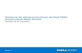 Sistema de almacenamiento de Dell EMC PowerVault ME4 Series · Solución alternativa: ponga en modo de reposo la I/O al sistema de almacenamiento y realice un ciclo de apagado y encendido