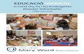 EDUCACIÓ INFANTIL - Col.legi Mary Ward Barcelonamarywardbarcelona.net/.../DOSSIER-Infantil-catala-17-18.pdfDurant la primera setmana, els nens podran portar joguines a l’escola.