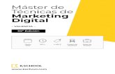 Máster de Técnicas de Marketing Digital · 2019. 11. 20. · • Qué es la usabilidad o experiencia de usuario (UX). Conceptos básicos. • Proceso y metodología del diseño