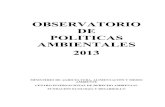OBSERVATORIO DE POLITICAS AMBIENTALES 2013 · 2020. 5. 22. · Observatorio de Políticas Ambientales 2012, Cizur Menor (Navarra), Editorial Thomson- Reuters-Aranzadi, 2012, 794 pp.