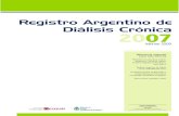 Registro Argentino de Diálisis Crónica 2007...Nefrología, Diálisis y Trasplante Vol.29, Nº 1, p.3-12, 2009. 5. Marinovich S, Lavorato C, Celia E, Araujo JL, Bisignano L y Soratti