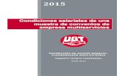 Unión General de Trabajadores - CCoonnddiicciioonneess … · 2018. 6. 5. · pactados según Grupos profesionales y los cotejaremos con los convenios, esencialmente de sector, pero