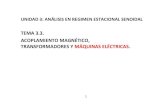 TEMA3.3.& ACOPLAMIENTO&MAGNÉTICO,&&&&&&&&&&&&&& TRANSFORMADORES& · PDF file 2019. 2. 4. · 9" " MÁQUINAS&DE&C.C&CON&ESCOBILLAS& & & & & & & & & & & & & " •Inductor"(crea"el"campo"magnético):"devanado"de"c.c."en"el"estator.