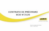 CONTRATO DE PRÉSTAMO BCIE N°2120 · 2019. 2. 20. · El proyecto contempla la elaboración del DISEÑO Y CONSTRUCCIÓN de un puente de cuatro carriles y transición a la carretera