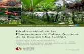 Biodiversidad en las Plantaciones de Palma Aceitera de la ......BIODIVERSIDAD EN LAS PLANTACIONES DE PALMA ACEITERA DE LA REGIÓN OSA-GOLFITO 30 de julio de 2014 Rodolfo Dirzo, Eben
