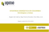 EFICIENCIA ENERGETICA EN COLOMBIA Estrategias y metas · 2019. 3. 21. · combustión Promover el aprovechamiento del calor residual generado en procesos de combustión 3 4.893,97