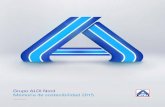 Grupo ALDI Nord Memoria de ... · conforman las marcas propias de ALDI Nord junto con artículos de marca seleccionados ... fue la energía producida por nuestras instala-ciones fotovoltaicas