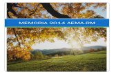 MEMORIA 2014 AEMA-RM · 2018. 9. 28. · cuestionario de recogida de información. Se pretende recabar información que ayude a detectar las necesidades formativas que en la actualidad