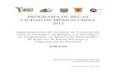 PROGRAMA DE BECAS CIUDAD DE MÉXICO-CHINA 2012herzog.economia.unam.mx/deschimex/cechimex/chmx...PROGRAMA DE BECAS CIUDAD DE MÉXICO-CHINA 2012 Implementación del Acuerdo de Cooperación