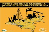 PETRÓLEO EN LA AMAZONÍA - Ambiente Y Sociedad...para ser adjudicadas a las empresas que soliciten y cumplan los procesos para la exploración y/o explotación del petróleo. 1 Datos