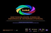 METODOLOGÍA PARA EL ABORDAJE INTERSECTORIAL...Secretarías del Subsistema Social y Económico del SICA 7 Metodoloía para el abordaje intersectorial iniciativa intersectorial exitosa