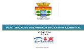 PADEM 2019 - Frutillar · 2019. 12. 17. · Transformar los establecimientos educacionales en centros de alta efectividad con Proyectos Educativos Institucionales coherentes con las