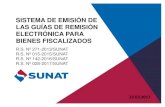Presentación de PowerPoint · 2020. 7. 28. · sistema de emisiÓn de las guÍas de remisiÓn electrÓnica para bienes fiscalizados r.s. nº 271-2013/sunat r.s. nº 015-2015/sunat