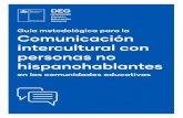 Guía metodológica para la Comunicación intercultural con … · 2021. 5. 6. · diversidad lingüística y cultural, buscando ser un aporte para los equipos educativos en cuanto