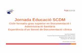 Jornada Educació SCDM · 2019. 3. 14. · o Tècnics en plantilla HSJD i antics alumnes pràctiques 90% o Tècnics en suplències HSJD i antics alumnes 80% o Normativa Ministerio