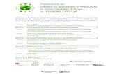 Presentació de les ORDRES DE SUBVENCIÓ de PREVENCIÓ de ... · 17:30 h - Dubtes i qüestions a l’Agència de Residus de Catalunya - Intercanvis d’empreses amb consultories,