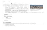 Anexo:Tipos de rocas - Ministerio de Educación · 2019. 9. 3. · Rocas ígneas Rocas metamórficas Rocas sedimentarias Lista de rocas Ígneas Metamórficas Sedimentarias Véase