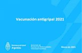 Vacunación antigripal 2021 · Viraflu® Pediátrica: una dosis de 0,25 mL (vacuna trivalente pediátrica TIVp) Fluxvir®: una dosis de 0,5 mL (vacuna trivalente adyuvantada: aTIV)