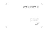 WFR 28C WFR 28...2014/11/12  · Si se conecta por medio de WiFi, la radio por internet funcionará normalmente en un radio de 0-20 metros desde su punto de acceso inalámbrico. El