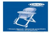  · 2020. 8. 24. · NIÑO PEQUEÑO no se puede asegurar e instalar con seguridad a una silla para adultos, no use el asiento para dar de comer al bebé/niño pequeño con dicha silla.