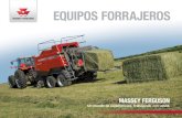 equipos Forrajeros - Massey Ferguson...2020/05/13  · dos que controlan la tensión de las correas. Este sistema requiere menor presión hidráulica que otros equipos, por lo tanto