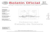 Boletín Oficial - creson.edu.mx · 2018. 5. 29. · Boletín Oficial . G~ el _ Estado de Sonora Tomo CXCIX Hermosillo, Sonora Edición Especial Lunes 1 de Mayo de 2017 . Directorio