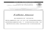Folleto Anexo - congresochihuahua2.gob.mx...Las adquisiciones de bienes muebles que incluyan la instalación, por parte del proveedor, en inmuebles que se encuentren bajo la responsabilidad