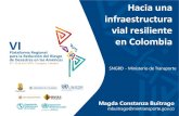 Hacia una infraestructura vial resiliente en Colombia · 2021. 5. 6. · Inversión e infraestructura resiliente: buenas prácticas y aplicabilidad en la región Hacia una infraestructura