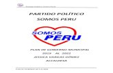 Partido Político Somos Perú - JNE · 2018. 6. 18. · Partido Político Somos Perú PLAN DE GOBIERNO 2019 AL 2022 El Distrito de Barranco cuenta con una población de 33,903 habitantes,