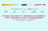 Población y Migraciones en tiempo de pandemia - Día ...€¦ · Vicesecretaría General UGT. Área de Migraciones. Población y Migraciones en tiempo de pandemia. 3 Como vemos en