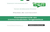Tercero de Educación Primariaeec6908e... · 2020. 9. 9. · Evaluación Individualizada 2015 – Tercero de Educac ión Primaria Competencia en comunicación lingüística Servicio