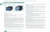 Contactores de fuerza para maniobra de motores · 2016. 1. 20. · Además, Siemens ofrece contactores en vacío para aplicaciones específicas de hasta 400 HP a 600 V AC. Contactos