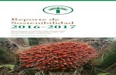 Siembra, corte y venta de aceite de palma - Reporte de ......Logros y retos Logros 2016 - 2017 · Produjimos 12.719 ton de aceite de palma.· Realizamos nuestro primer informe de sostenibilidad