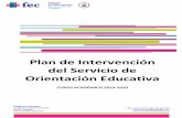 Plan de Intervención del Servicio de Orientación Educativa...• Orientaciones para el alumnado con necesidades educativas especiales, con trastorno por déficit de atención/hiperactividad