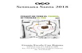 Setmana Santa 2018 - ACO | Acció Catòlica Obreraacocat.org/sites/default/files/programa_setmana_santa... · 2018. 2. 27. · La Trobada de Setmana Santa, en concret, també és