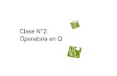 Clase N 2: en · 2021. 3. 9. · Clase N°2: en Operatoria en Q. Números racionales (Q) Operatoria en Q Transformación de decimal a fracción Comparación de fracciones Transformación