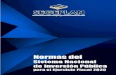 SISTEMA NACIONALSistema Nacional de Inversión Pública 2. Normas SNIP 2020 3. Guatemala - Inversión Pública 2020 4. Normas de Planificación Inversión y de Cooperación 5. Gobiernos