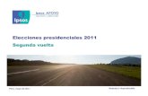 Elecciones presidenciales 2011 Segunda vueltae.gestion.pe/128/doc/0/0/3/3/5/335778.pdf · 2011. 5. 4. · La diferencia de intención de voto entre Humala y Fujimori se vuelve a ajustar