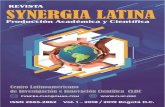 REVISTA SYNERGIA LATINA PRODUCCIÓN Synergia Latina, Vol. 1 N°1.pdf · 2019. 8. 22. · Revista Synergia Latina la cual, es una publicación de producción académica e investigativa