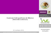 Cuencas hidrográficas de México - SNIEG · 2015. 11. 10. · 3.2 Método para la delimitación de cuencas hidrográficas 3.3 Materiales empleados 3.4 Consideraciones sobre la cartografía
