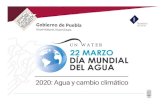 DIA MUNDIAL DEL AGUA 2020 - Pueblass.puebla.gob.mx/images/areas/informate/DIA-MUNDIAL-DEL-AGUA-… · I. Lema del Día Mundial del Agua 2020: “Agua y cambio climático”. El 22