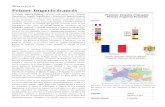 Primer Imperio francés€¦ · El Imperio en pleno apogeo, comenzado el año 1812. En violeta, el territorio imperial. En azul, los estados vasallos o clie del imperio. El color