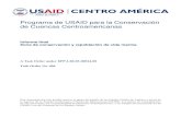 Programa de USAID para la Conservación de Cuencas ... · Programa de USAID para la Conservación de Cuencas Centroamericanas . ... arrecifes existente creando una zona de conservación