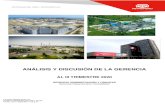 ANÁLISIS Y DISCUSIÓN DE LA GERENCIA - Petroperú · 2020. 11. 4. · 01.07.2020. • Respecto al proyecto de Modernización de Refinería Talara (PMRT), a ... NIIF 15-Ingresos de