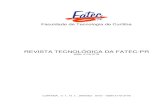 REVISTA TECNOLÓGICA DA FATEC-PR Tecnologica da... · 2018. 10. 3. · Revista Tecnológica da FATEC-PR Curitiba, v.1, n. 1, Jan/Dez 2010 – ISSN 2179-3778 _____ vi Neste segundo